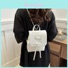 Simple And Casual Korean Style Ballet Bow 2024 New Trend Fashion Shoulder Backpack For Women