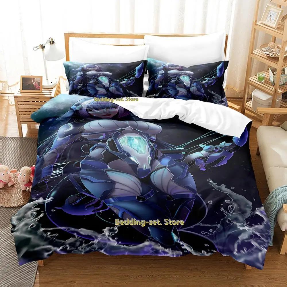 Kawaii Shylily Bedding Set Single Twin Full Queen King Size Bed Set Adult Kid Bedroom Duvetcover Sets Anime New