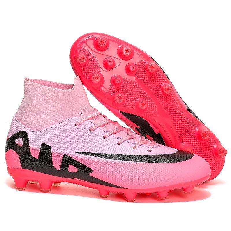 New football shoes men's and women's long nails broken nails adult sports shoes large size artificial grass training shoes