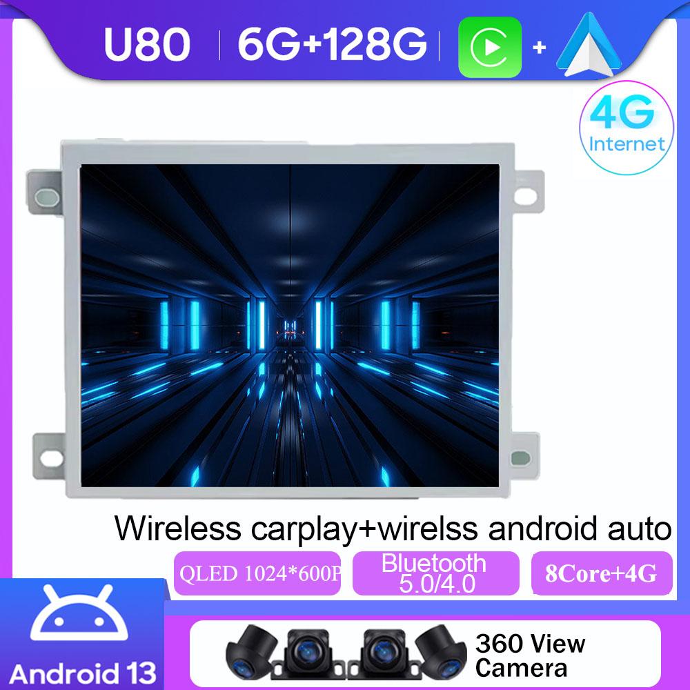 8.4 "Carplay Android 13 Auto Radio For Jeep Grand Cherokee Kompas Ontwijk Uitdager Oplader Durango Ram Multimedia Player No 2Din