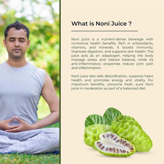 Sri Sri Tattva Raw Noni Juice - Holistic Health, 1L