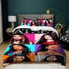 3-Pcs Katseye All-Season Bedding Set Soft Breathable Duvet Cover Set Lightweight 3D Graphic K-Pop Quilt Cover for Girls
