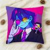 DDeltarune KKris Doublesided Printed Square Decorative Cushion Cover for Sofa Living Room Home Decor