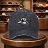 A HelicopterPrinted Baseball Cap a Casual Duckbill Hat Stylish And Adjustable for Outdoor Use Suitable for Travel And Beach