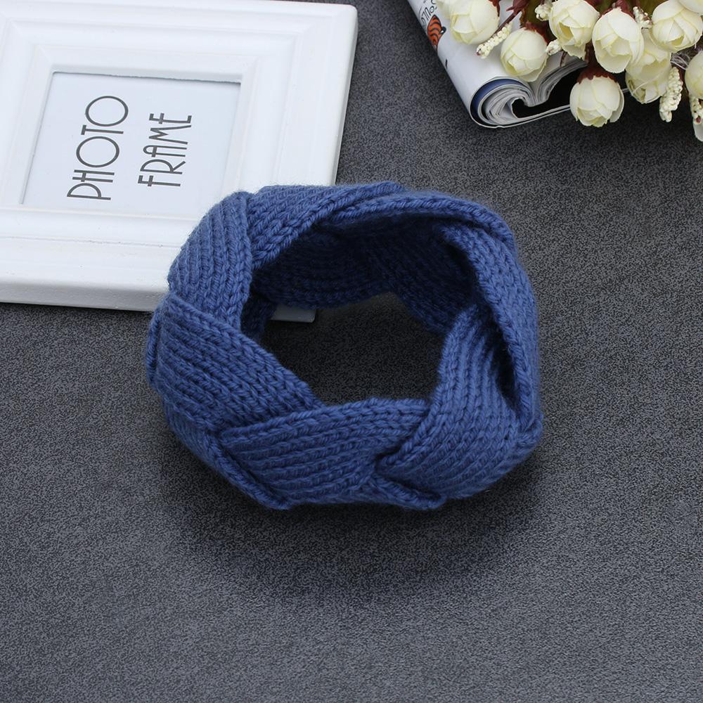 New Women Warm Knitted Headband Twist Headwear Vintage Crochet Hair Band
