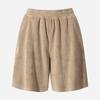 DOD Terry Up Soft Banding Shorts For Women (Tan)