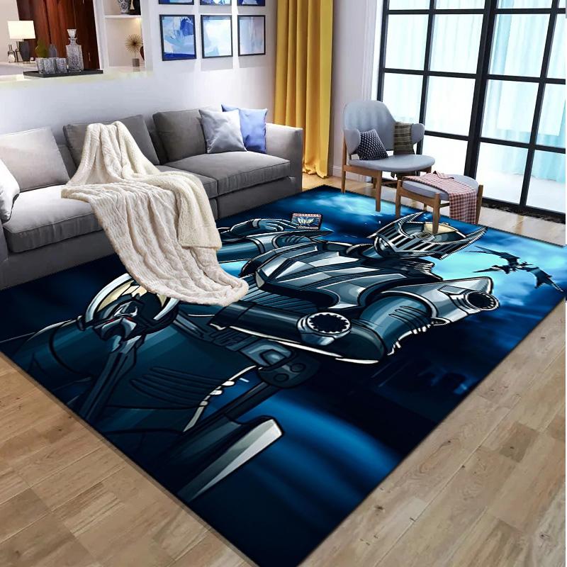 Knight Rider Pattern Rug, Indoor/Outdoor Mat, for Picnic, Gameroom, Bedroom, Office, Living Room, Home Decor Carpet, Birthday Gift