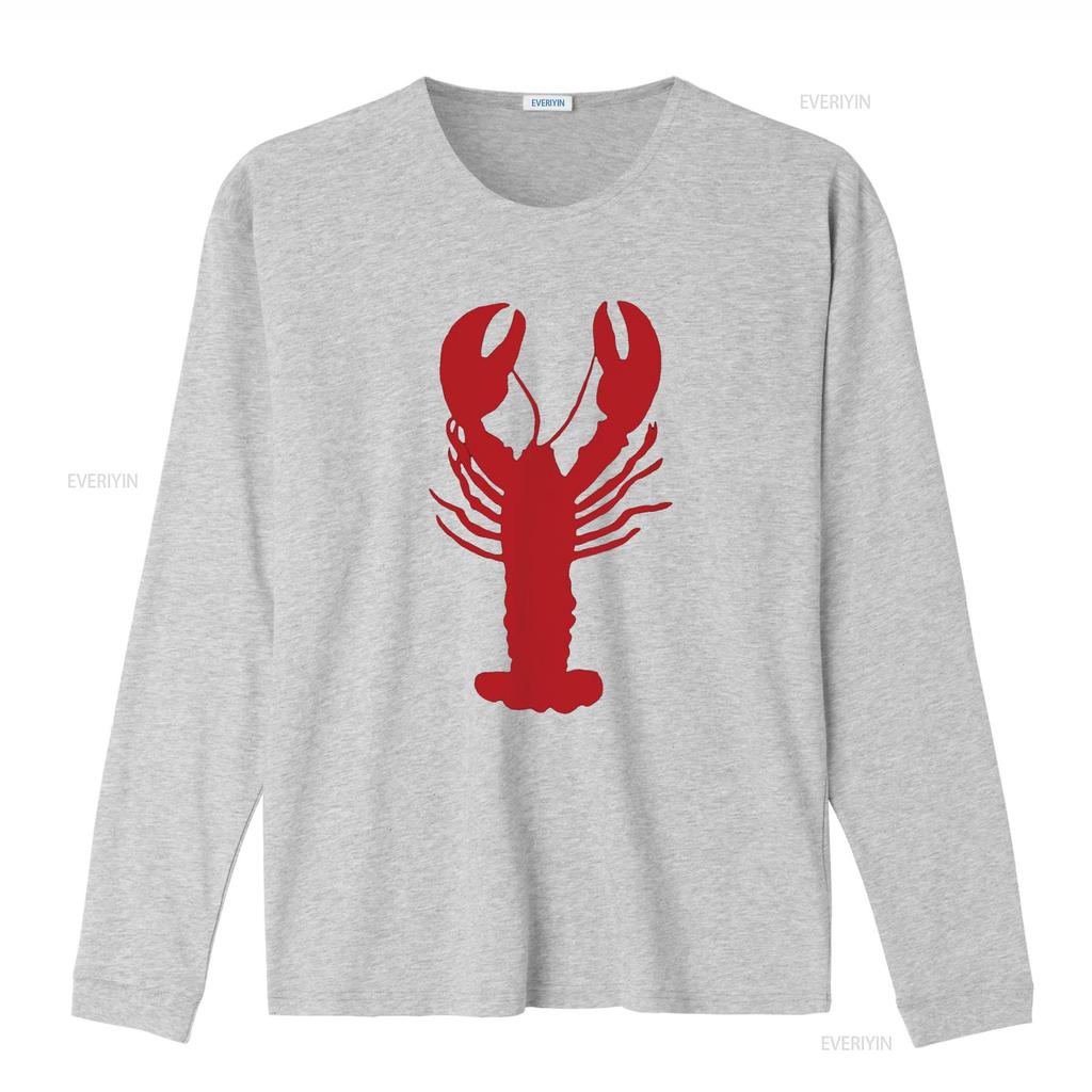 Lobster T Shirt for and Kids vintage Washed homme Unisex fashion Stretched designer clothes Top For Everyday Wear Casual