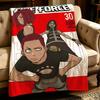 anime F-Fire Force-e Throw Thick Comfort Flannel Quilt, Multi-scene Use Indoor Outdoor Daily Nap