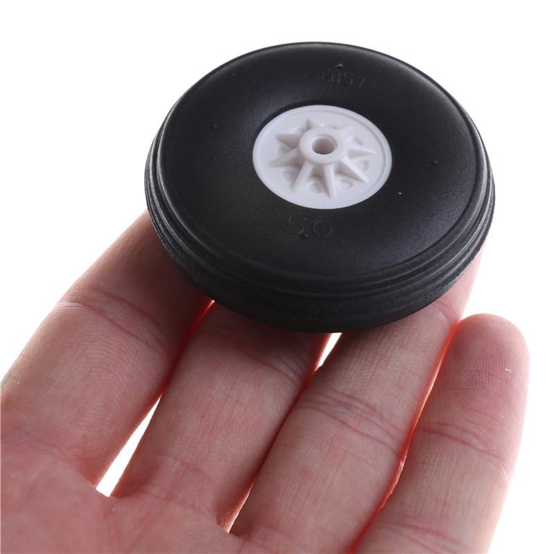 1" - 3.5" Rubber Pu Wheel With Plastic Hub For Rc Airplane Replacement Parts
