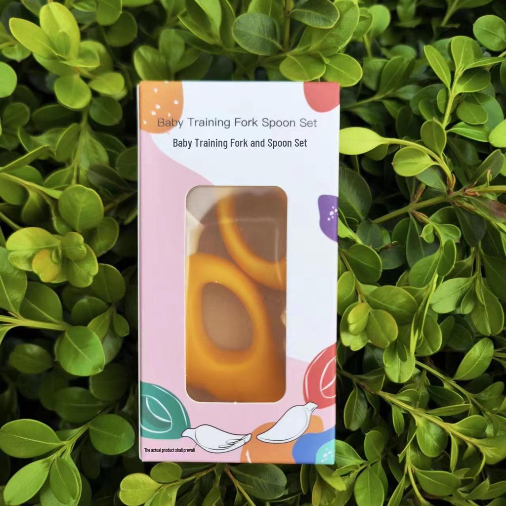Baby Gabel & Löffel Lernset - Selbstständiges Essen für Säuglinge & Kleinkinder