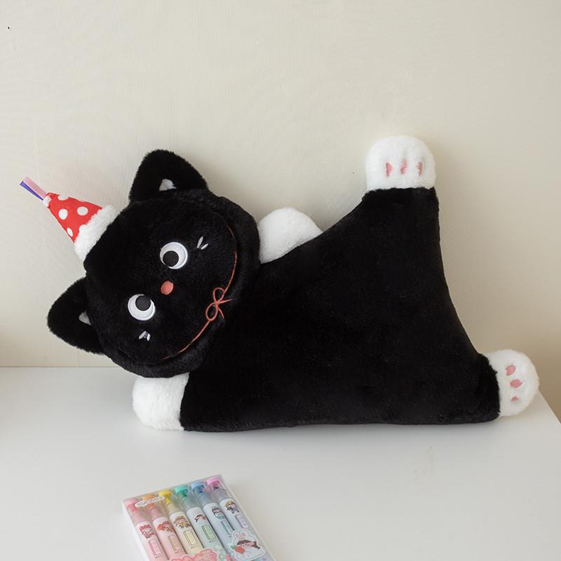 Plüsch Cartoon Katze Kissen mit PP Baumwollfüllung für Sofa Bett Schlafzimmer Dekoration