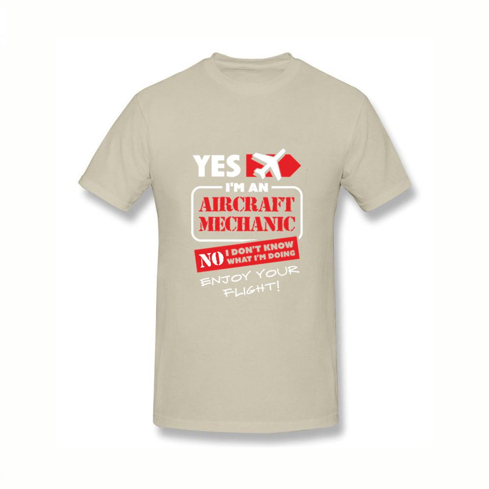 I Am An Aircraft Mechanic Enjoy Your Short Sleeve Printed Men T Shirt Casual O Neck