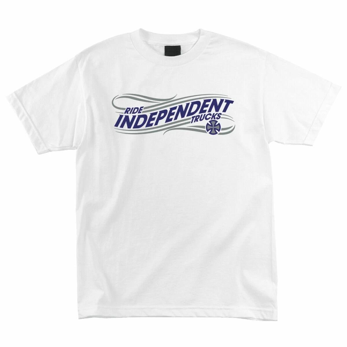 Independent Trucks WHIP Skateboard T Shirt WHITE M