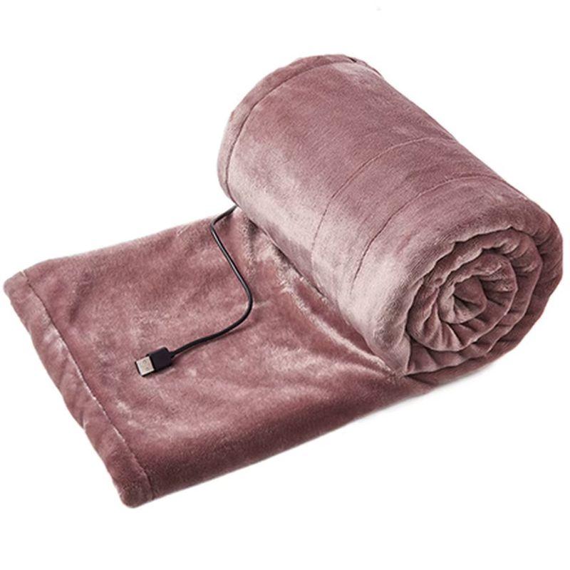 

AEE4-Heated Electric Blanket Warmup Blanket 3 Heating Levels 39 X 31 Inch Warming Mat Fast Heating Warming Blanket For Home