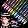 Fantasy Glitter Dual-Line Outline Pen, 8/12/24/36 Set Outline Markers, Self-Draw Outline Metallic Markers