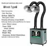 RSRDDY Dual-Port Solder Fume Extractor with Dust Filter