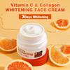 GUANJING Crema Viso al Collagene Illuminante Vitamina C Idratante Rassodante Antirughe Nutriente Giorno Notte