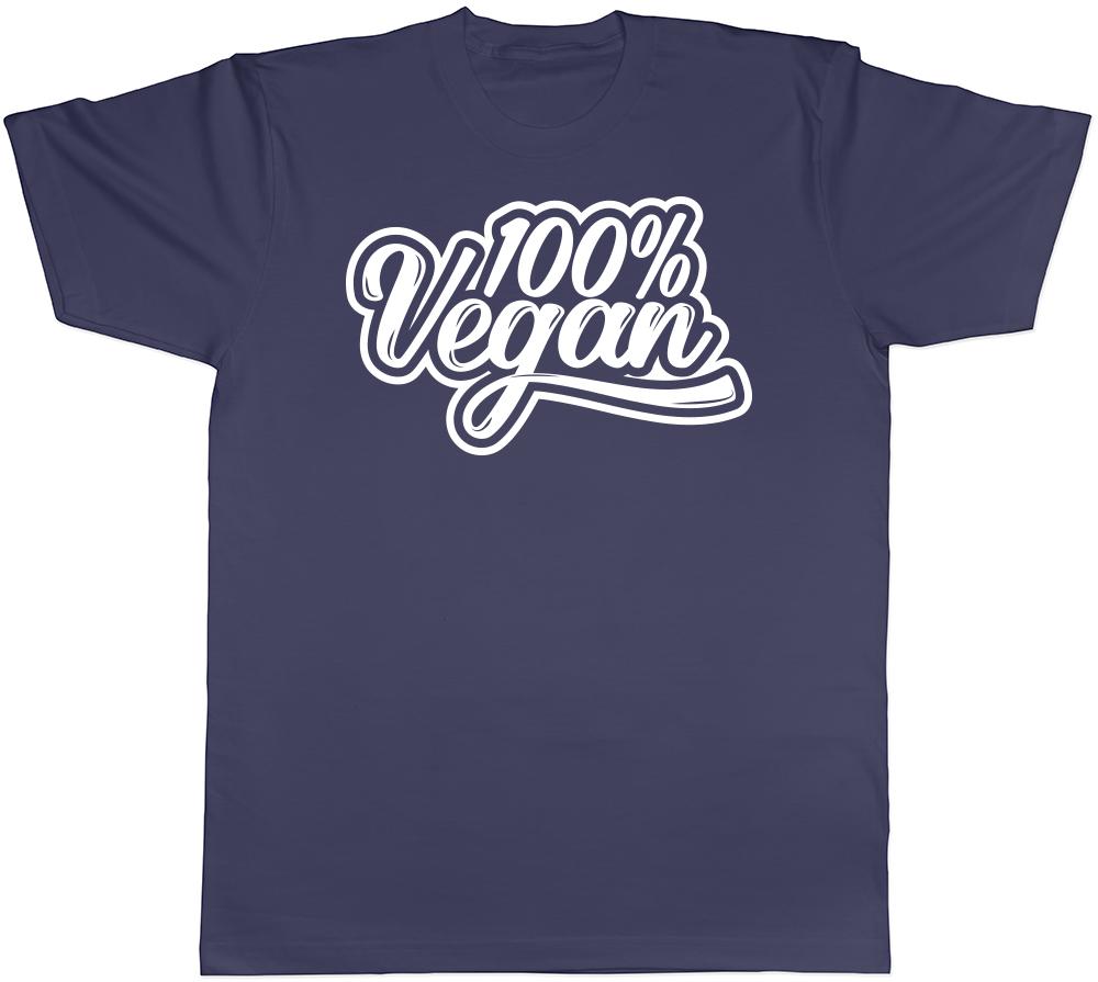 100 Vegan Unisexs Unisexs Ladies TShirt Tee