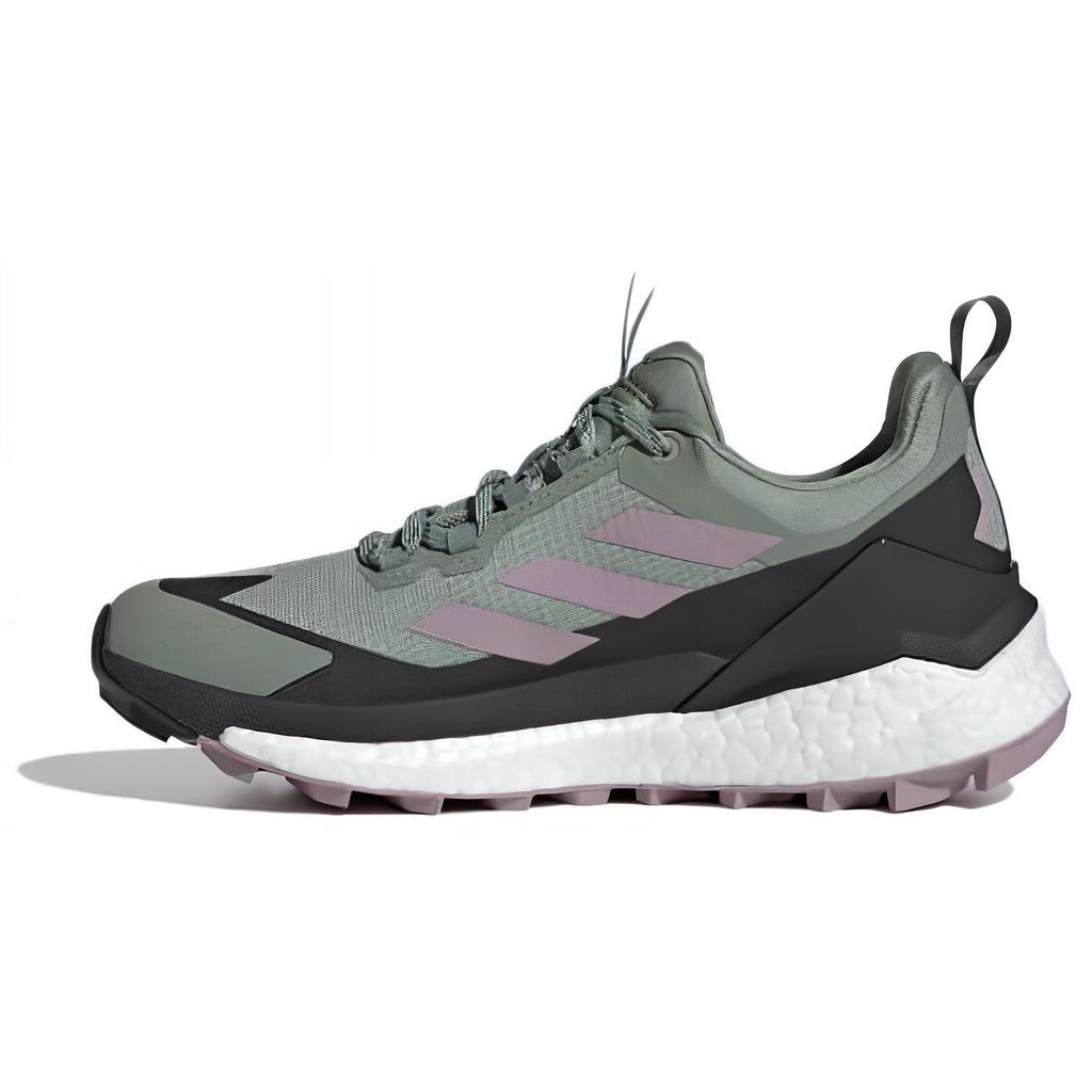 New Adidas Terrex Free Hiker 2.0 Low Gore Tex Silver Green Preloved Fig Carbon Women's IE5100