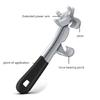 Aluminum Drum Wrench Multifunction Metal Bucket Opener 5 Gallon Drum Plug Bung Wrench for Opening 10-55 Gallon Drum