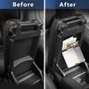 Scatola portaoggetti per controllo centrale auto Installazione semplice per Honda Civic 2017-2021 Organizer per console centrale Custodia portaoggetti interna