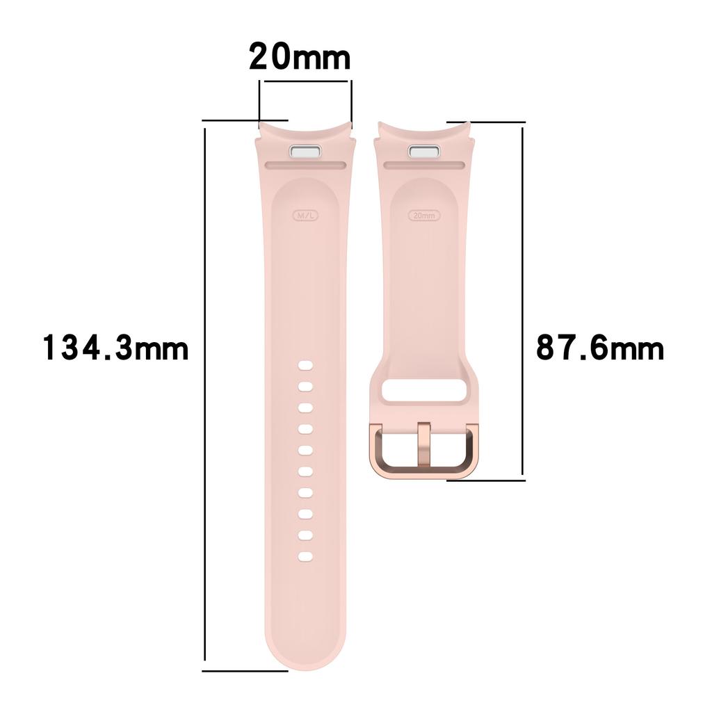 Watch Band for Samsung Galaxy Watch7/Watch FE/Watch6/Watch 5/Watch4 Silicone Wrist Strap