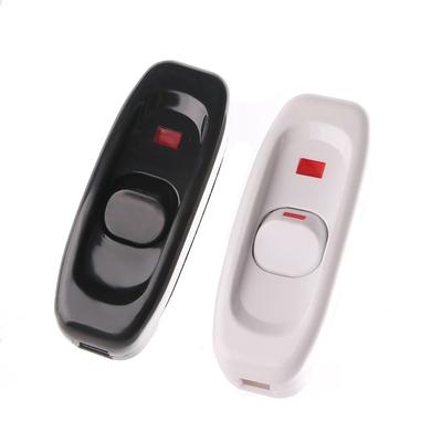 1 Stücke Nachttischlampenschalter AC 110-250 V 10A Inline ON/OFF Tisch Schreibtischlampe Kabel Kabelschalter mit LED-Anzeigeleuchte