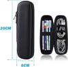Black portable multifunctional EVA hard stationery storage box suitable for PEN stylus etc.