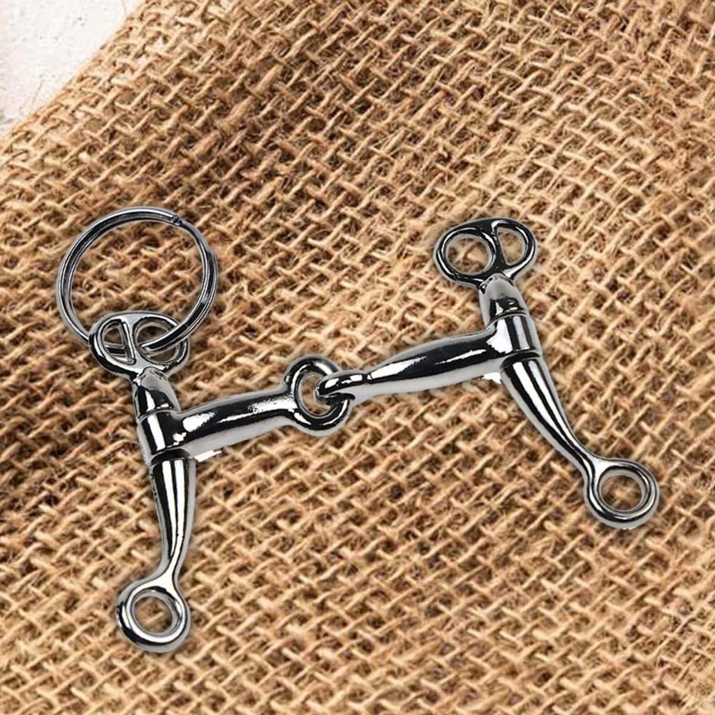 Aliaj cal biț farmec breloc metal breloc inel pandantiv geantă decor moda rucsac accesoriu pentru bărbați și femei