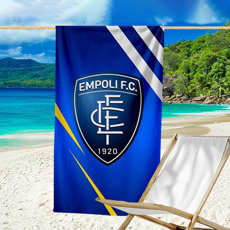 Football Empoli Crest Beach Towel - Soft, Absorbent Microfiber, Lightweight, Ideal for The Beach, Parties, Travel, Camping fan gifts
