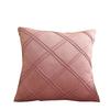 Skin-friendly Velvet Crumpled Soft-covered Bedside Sofa Pillow with Core