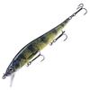 Hard Fishing Lures Sinking Minnow Swing Bait with 3D Realistic Eyes High-Resolution Body Details 12c