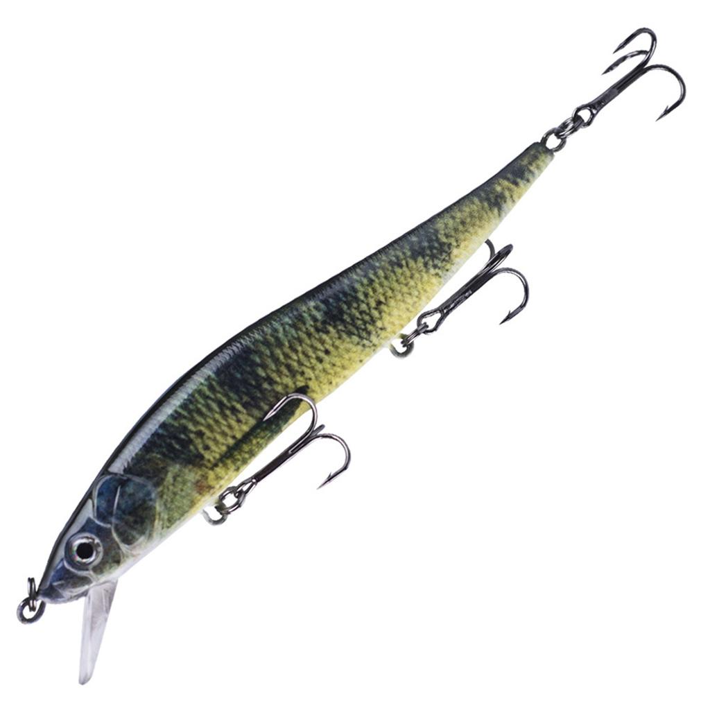 Hard Fishing Lures Sinking Minnow Swing Bait with 3D Realistic Eyes High-Resolution Body Details 12c