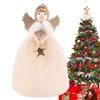 Christmas Angels Tree Topper Star Christmas Decorations Cute Angel Little Girl Doll Ornament For Bedroom Living Room Home Decor
