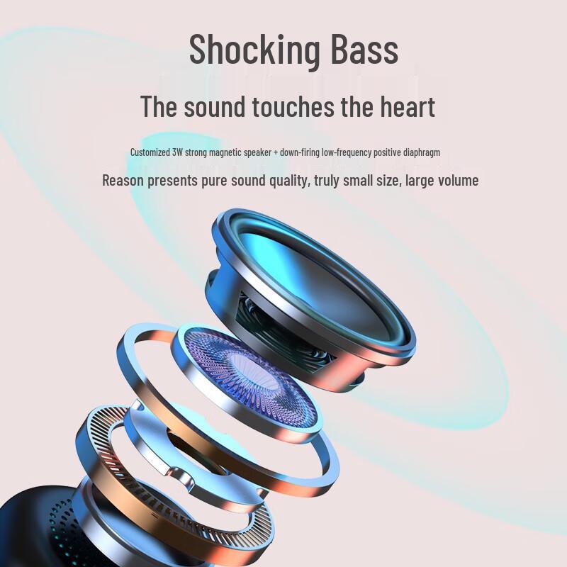 aigo T90 Portable Bluetooth 5.0 Speaker CN plug (adapter included)