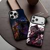 Anime O-Overlord-D  Phone Case For iPhone17,16,15,14,13,12,11 Plus,Pro Max Black Candy Silver Plated Cover
