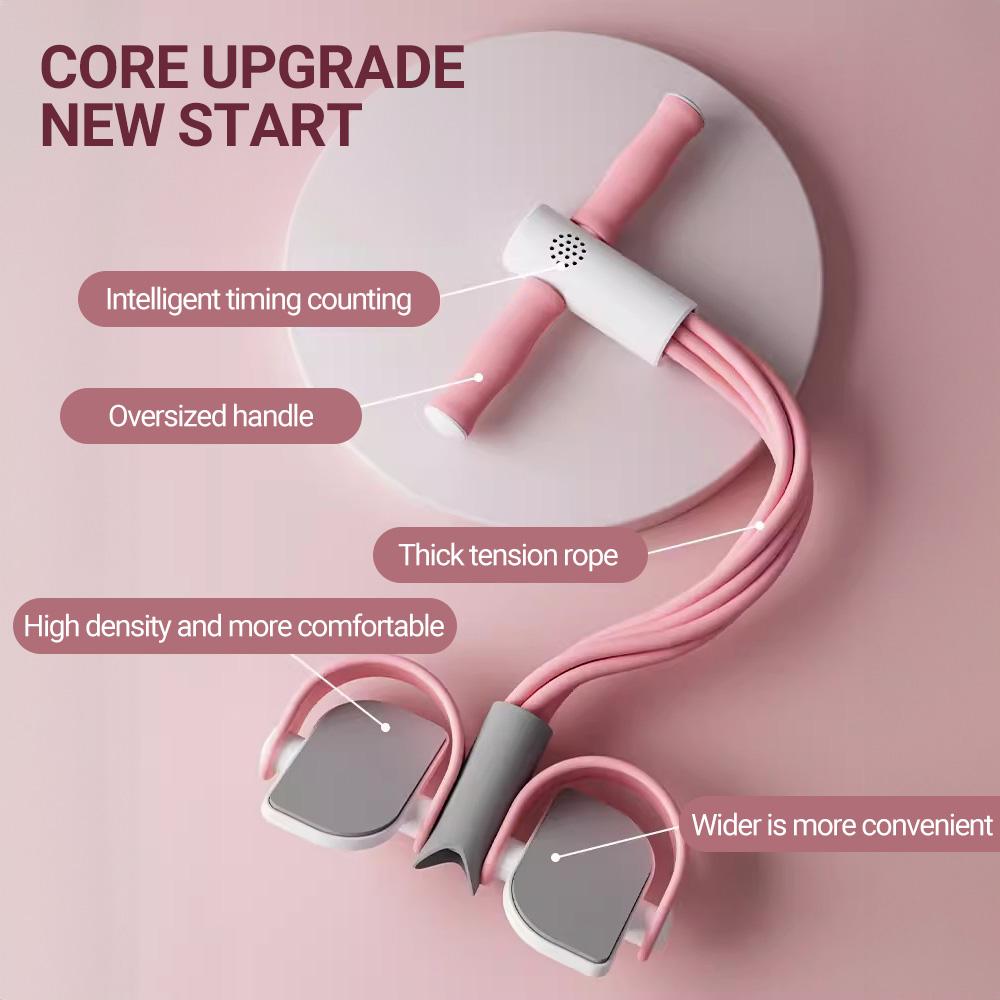Resistance Bands 6-Tube Yoga Pedal Puller Resistance Band At Home Multifunctional Lightweight Tension Rope Bands Waist Arm Training