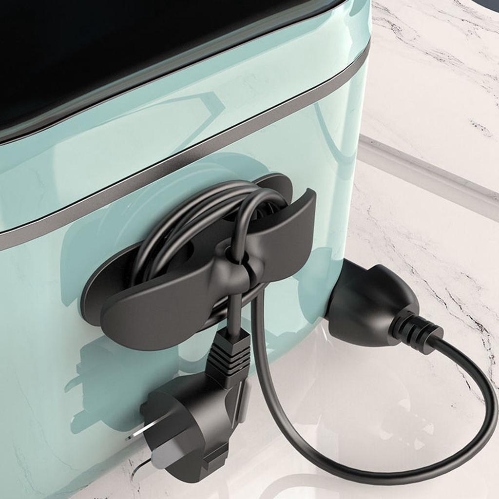 Cord Organizer for Kitchen Appliances Adhesive Cord Winder Wrapper Holder Cable Organizer for Small Home Appliances