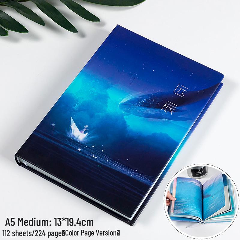 Cute Heart Illustration Diary – Thick, Simple, Literary Journal for Girls