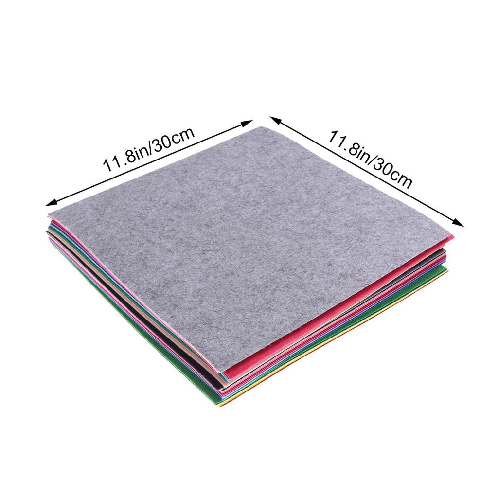 40pcs 10X15Cm Colorful Nonwoven Fabric Sheets Durable Craft Material For Kids Diy Art Projects Easy Cut Fold Glue Sew Staple