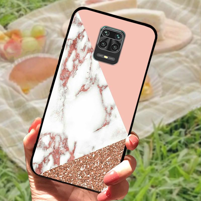 For Xiaomi Redmi Note 9 Cases Soft TPU Silicon Cartoon Phone Back Cover On Redmi Note 9 Pro Coque Note 9s Note 9 s Bumper Fundas