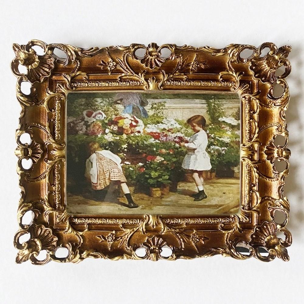 Luxury Ornate Picture Frame Resin Photo Props Frame Ornaments Photo Stand  Studio Decoration