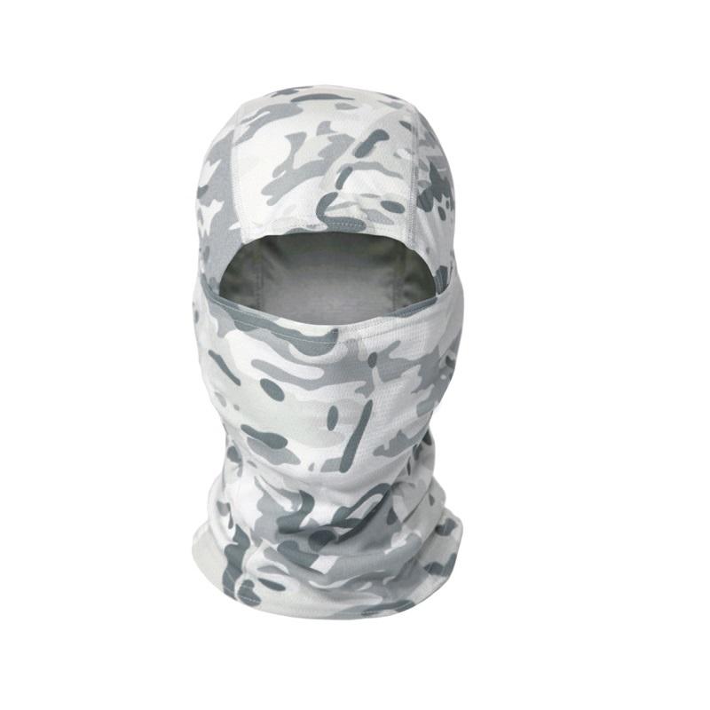 Camouflage Sturmhaube Radfahren Vollgesichtsmaske Outdoor-Sportarten Jagd Wandern Skimaske Motorradhelm Innenmütze