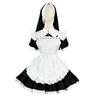 100.00kg Halloween Nun's Outfit Lolita Maid Uniform Anime Export Oversize Women's Clothing Dress Slim Looking