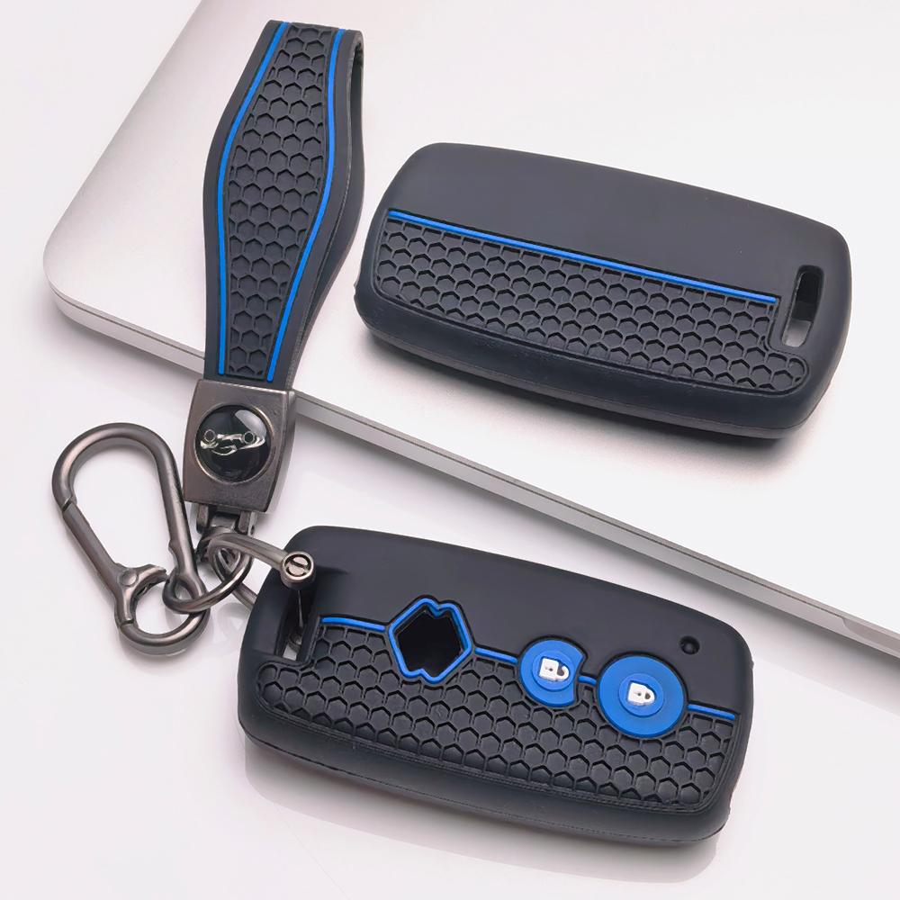 Key Fob Cover for Suzuki Swift SX4 Grand Vitara Jimny Wagon Alto Splash with Keychain Anti-Scratch Guard Shockproof Protection Soft Grip Texture