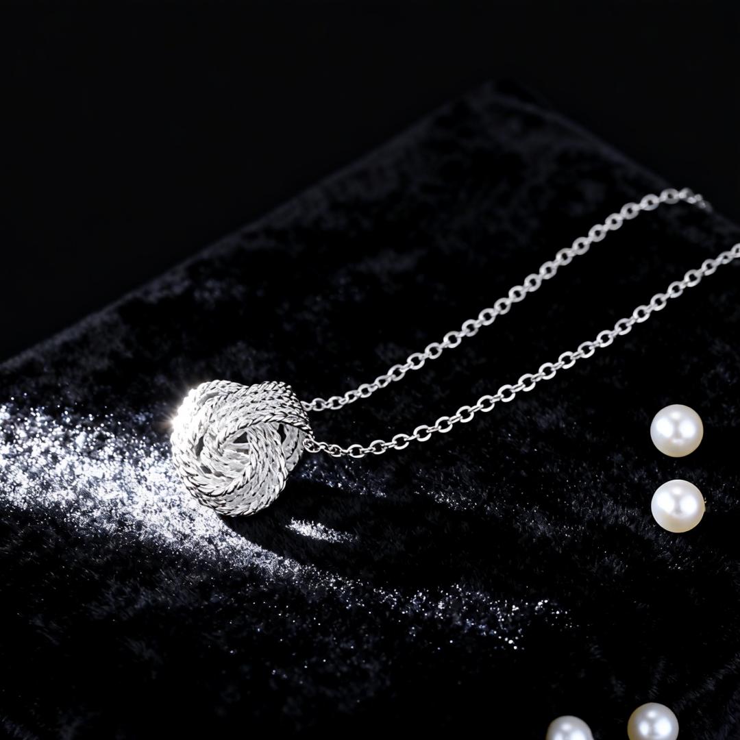 

Copper for women wedding Noble Beautiful fashion Elegant charm pretty pendant chain Necklace jewelry Y22286YY-