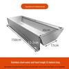 Stainless Steel Piglet Nursery & Fattening Pig Trough - Durable Free-Feeding & Drinking Trough