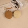Ins Same Solid Color Straw Woven Bag Mobile Phone Bag Women's New Fashion Beach Vacation Woven One Shoulder Oblique Span Round Bag