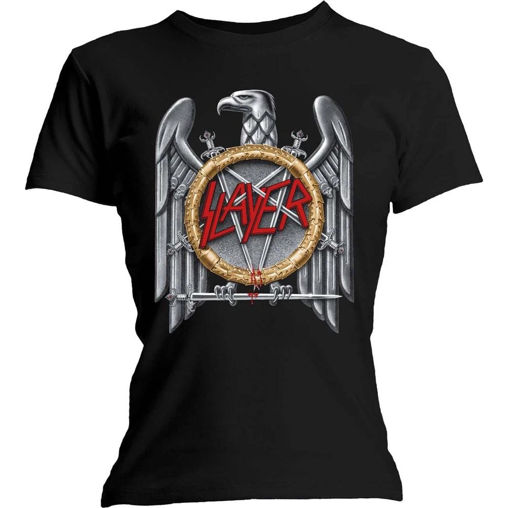 Slayer Ladies TShirt Silver Eagle S